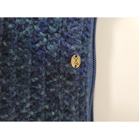 Vintage Betmar New York Blue Woven Shoulder Bag Purse Circa Early 2000s - Picture 8 of 12